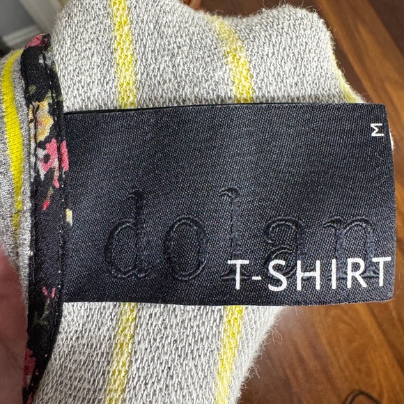 Anthopologie 3/4 Sleeve Stripe Sweatshirt - M - Picture 3 of 4